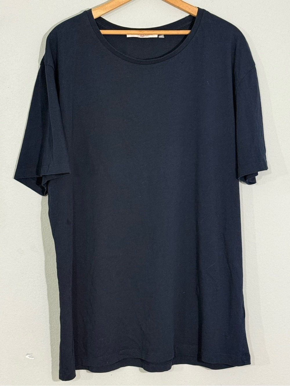 Luciano Barbera Men’s 3XL Black Cotton Crew Neck T Shirt Made in Italy